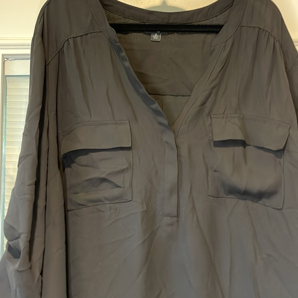 Torrid Harper Sheer Black Top - Picture 2 of 5